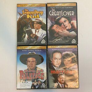 Bob Hope Film Collection Lot of 4 DVDs - The Lemon Drop Kid, The Great Lover